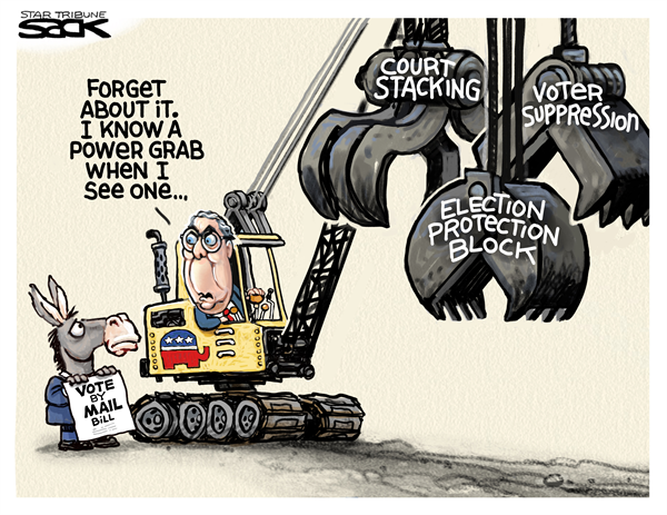 Vote by Mail by Steve Sack, The Minneapolis Star-Tribune, MN